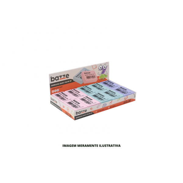 BORRACHA - BAZZE - BASIC COLORS 20 - DP20